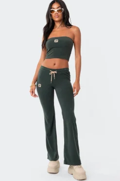 Terry Low-Rise Pants