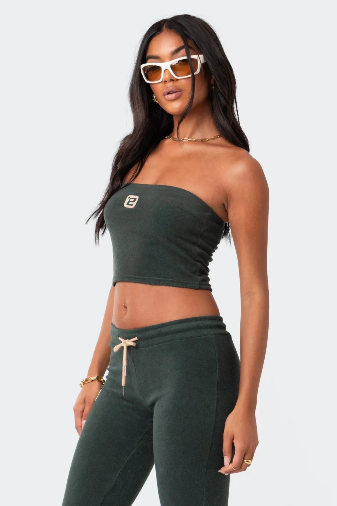 Terry Strapless Top