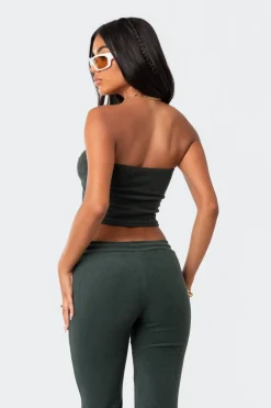 Terry Strapless Top