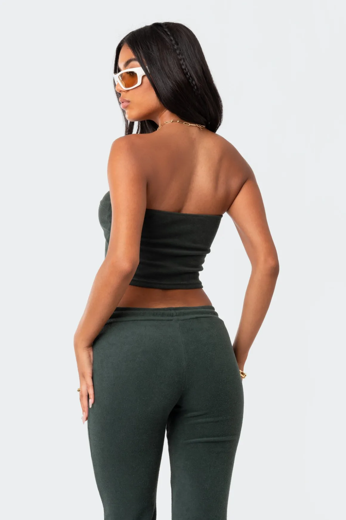 Terry Strapless Top