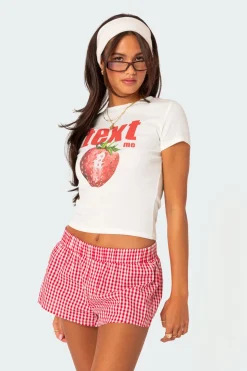 Text Me Graphic T Shirt