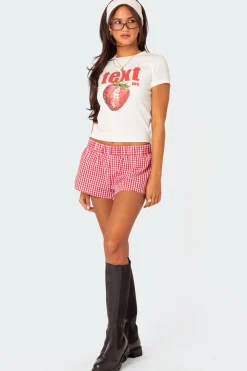 Text Me Graphic T Shirt