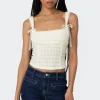 Textured Bustier Top