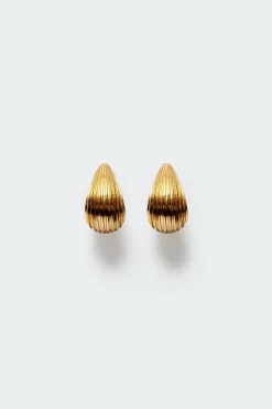 Textured Chunky Teardrop Earrings