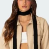 Thin Knitted Scarf