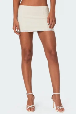 Thora Woven Mini Skirt