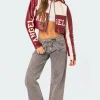 Tie Waist Washed Low Rise Jeans