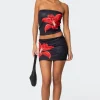 Tiger Blossom Mini Skirt