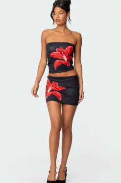 Tiger Blossom Mini Skirt