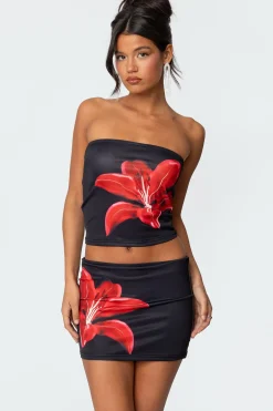 Tiger Blossom Tube Top