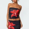 Tiger Blossom Tube Top