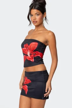 Tiger Blossom Tube Top