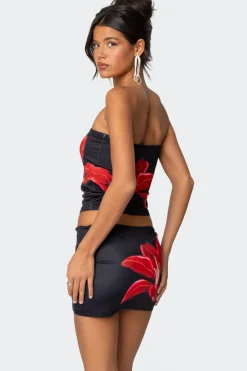 Tiger Blossom Tube Top