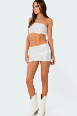 Tink Sequin Bandeau Top