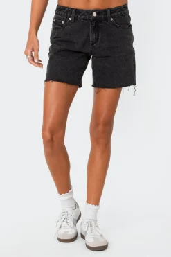 Tomboy Low Rise Denim Shorts