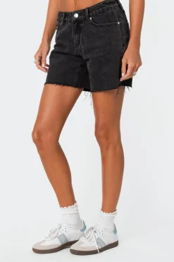 Tomboy Low Rise Denim Shorts
