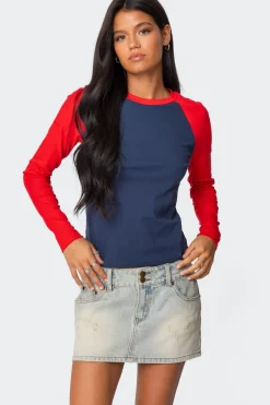 Tommi Raglan Long Sleeve T Shirt