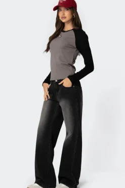 Tommi Raglan Long Sleeve T Shirt