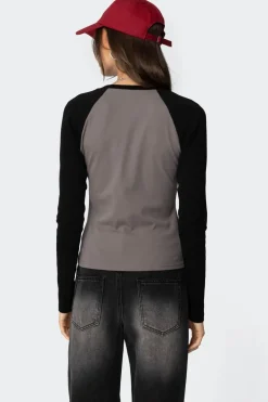 Tommi Raglan Long Sleeve T Shirt