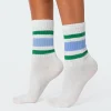 Triple Striped Socks
