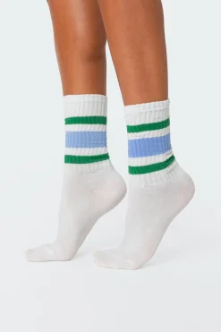 Triple Striped Socks
