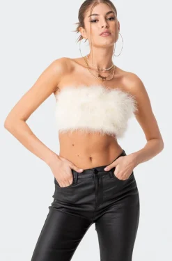 Trista Faux Fur Top