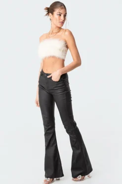 Trista Faux Fur Top