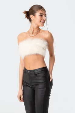Trista Faux Fur Top