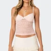 Tuesday Textured Lace Tank Top