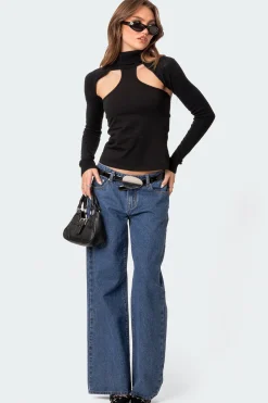 Turtle Neck Shrug Sweater