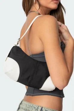 Tuxedo Contrast Nylon Bag