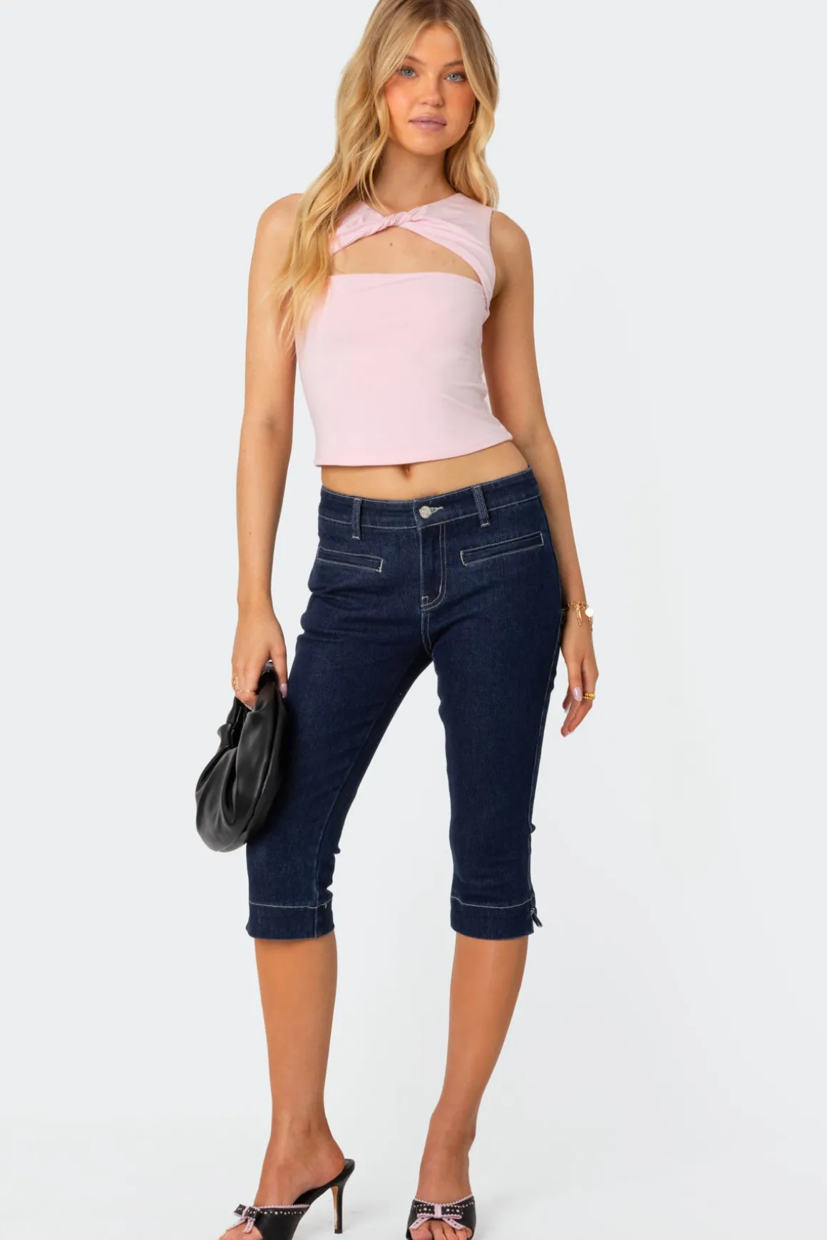 Twisted Cut Out Tank Top