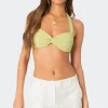 Twisty Textured Bra Top