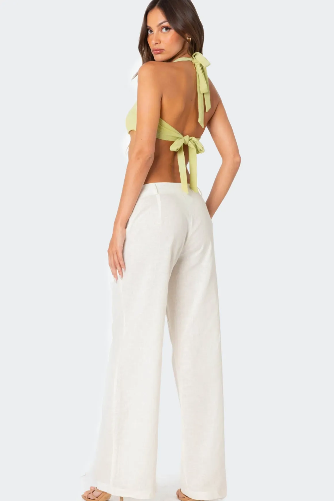 Twisty Textured Bra Top