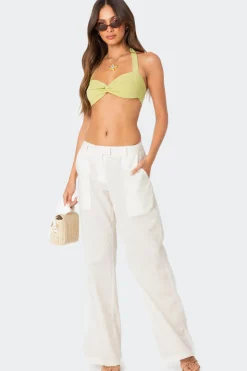 Twisty Textured Bra Top