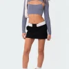 Two-Piece Cable Knit Top