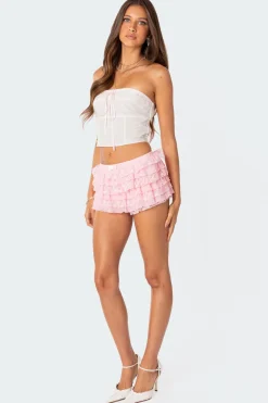Unicorn Layered Ruffle Shorts