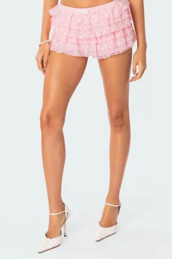 Unicorn Layered Ruffle Shorts