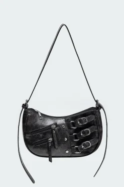 Utility Buckle Shoulder Bag