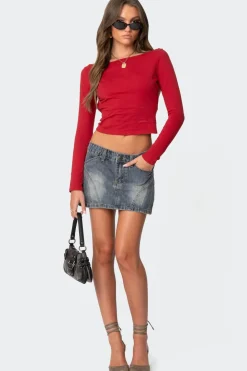 Valentine Open Back Top