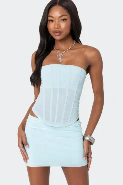 Vega Sheer Mesh Corset
