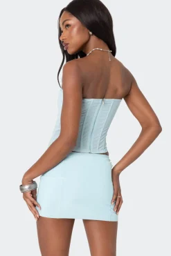 Vega Sheer Mesh Corset