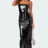 Vegas Vinyl Maxi Dress