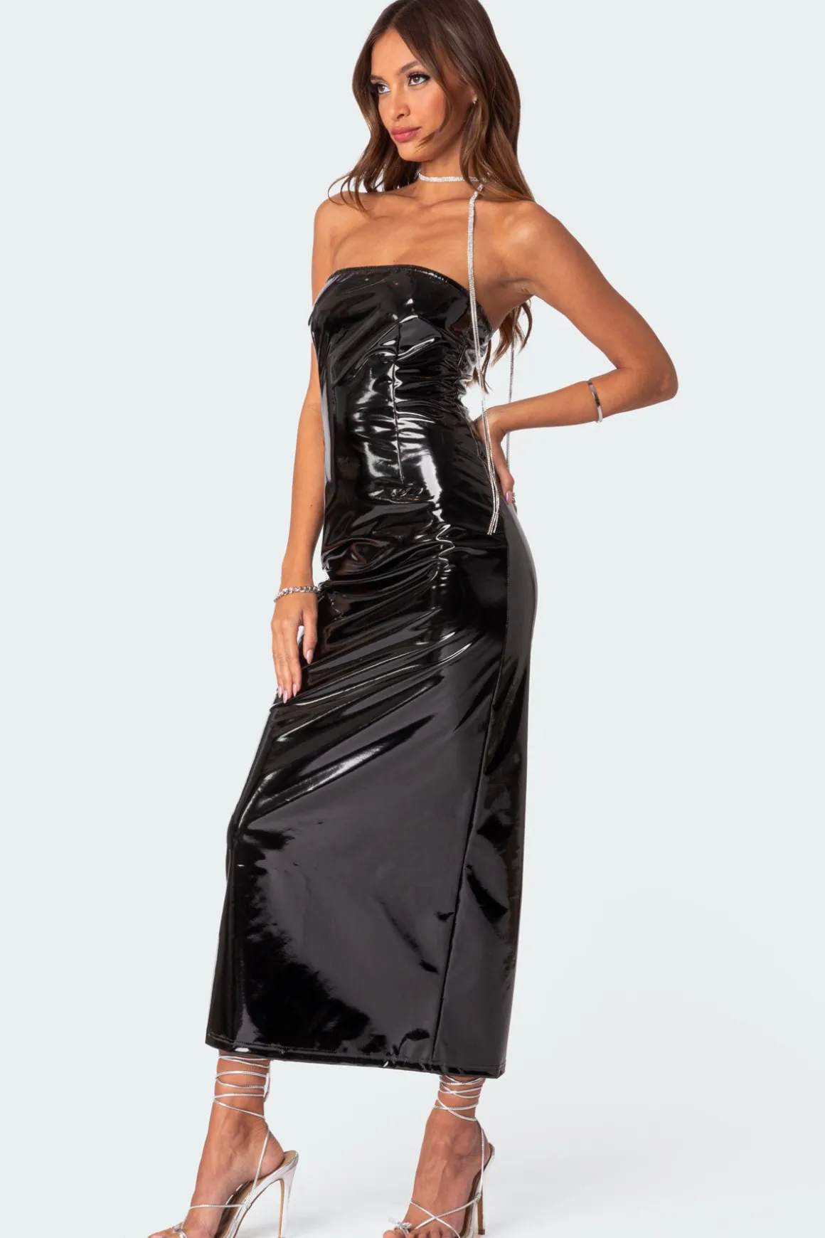 Vegas Vinyl Maxi Dress
