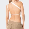 Verdi Open-Back One Shoulder Top