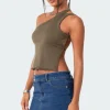 Verdi Open-Back One Shoulder Top