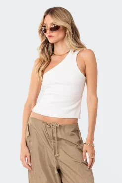Verdi Open-Back One Shoulder Top