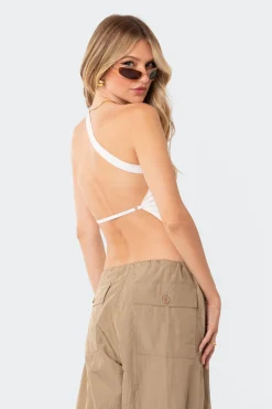 Verdi Open-Back One Shoulder Top