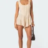 Veronica Textured Romper