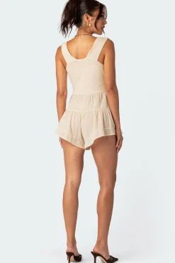 Veronica Textured Romper